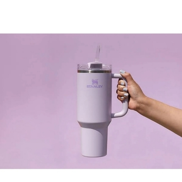 💜🔹️Stanley 🔹️40oz Stainless Steel Tumbler H2.0 Flowstate Quencher - Orchid - Picture 2 of 6